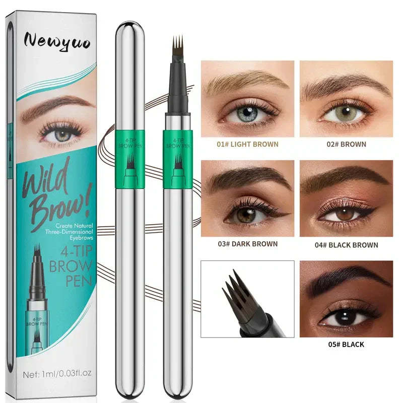 🔥BUY 1 GET 1 FREE❤️Newyuo Waterproof Microblading Eyebrow Pencil-easy to create a natural eyebrow shape🔥Final 3 Hours: 60%❤️）