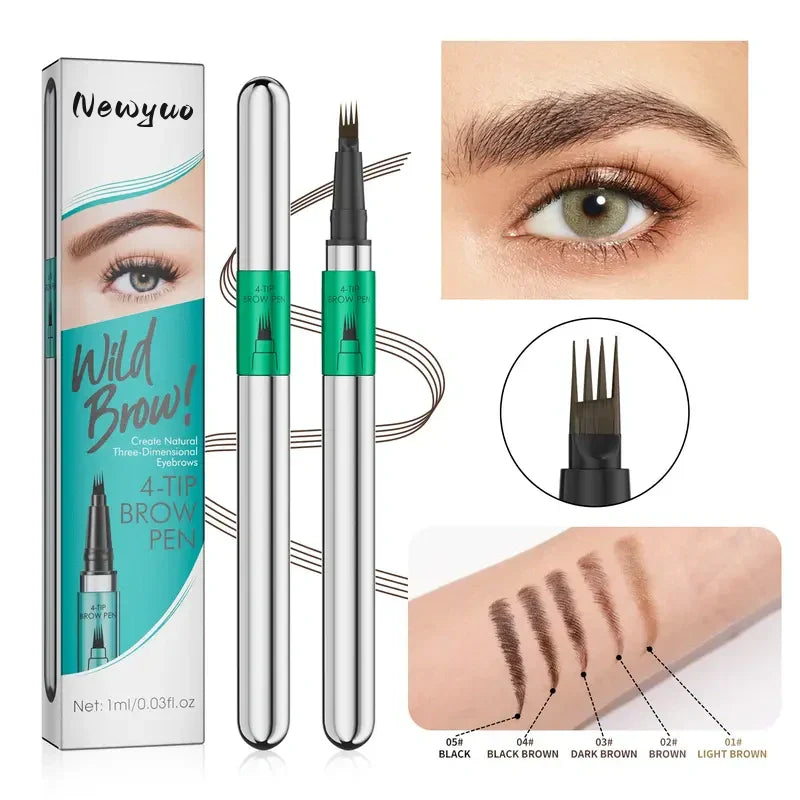 🔥BUY 1 GET 1 FREE❤️Newyuo Waterproof Microblading Eyebrow Pencil-easy to create a natural eyebrow shape🔥Final 3 Hours: 60%❤️）
