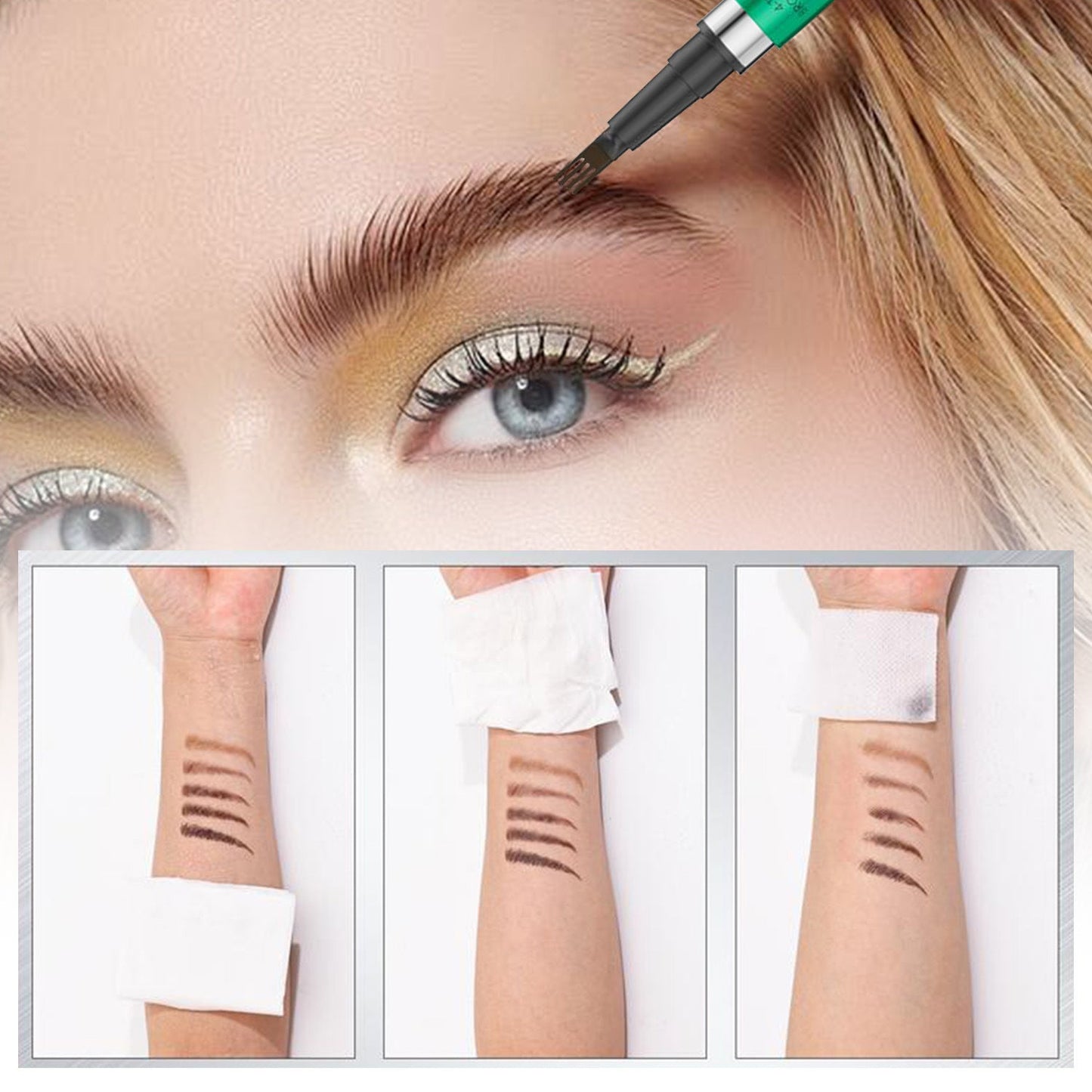 🔥BUY 1 GET 1 FREE❤️Newyuo Waterproof Microblading Eyebrow Pencil-easy to create a natural eyebrow shape🔥Final 3 Hours: 60%❤️）
