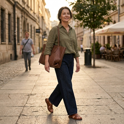 Soft Woven Everyday Tote Bag